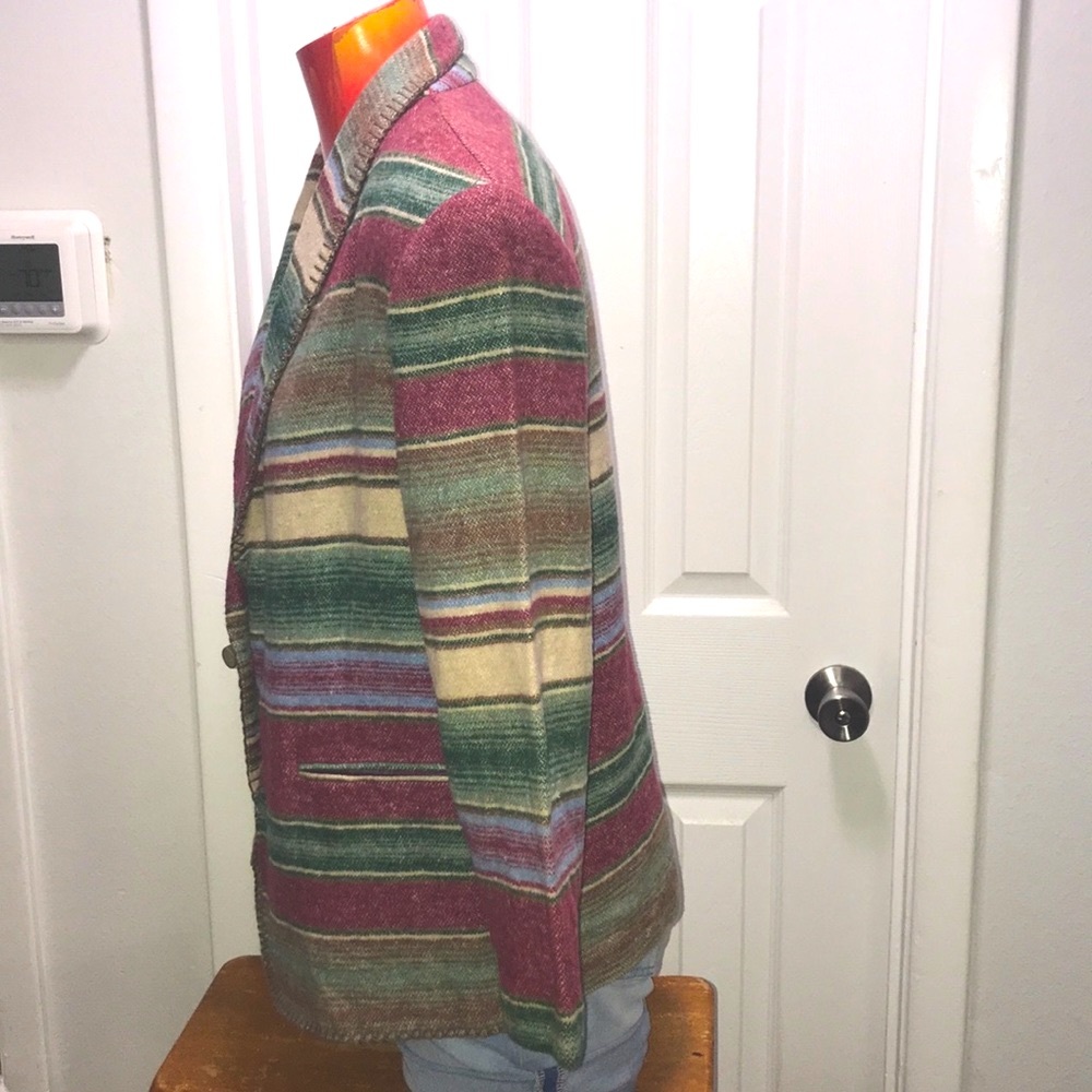 VINTAGE David Paul Southwestern BOHO BLAZER - Picture 4 of 7